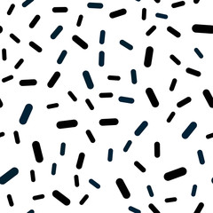 Dark BLUE vector seamless pattern with sharp lines.