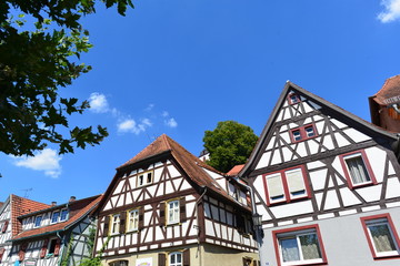 Zwingenberg Altstadt in Südhessen