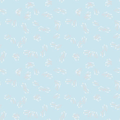 Military camouflage seamless pattern in light blue and different shades of grey or beige colors