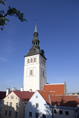 Fototapeta na wymiar Niguliste- St. Nicholas Church in Tallinn, Estonia