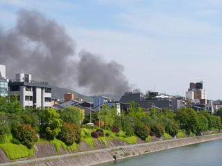 祇園の火事