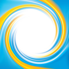 Vector background. Mix of national Ukrainian colors: yellow and blue