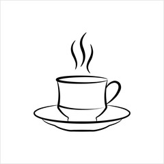 Coffee Cup Icon, Tea Cup Icon