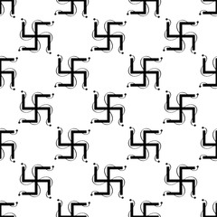 Swastica Symbol The Holy Motifseamless Pattern