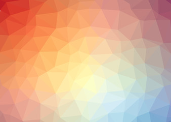 Fototapeta premium Abstract vector background with triangles