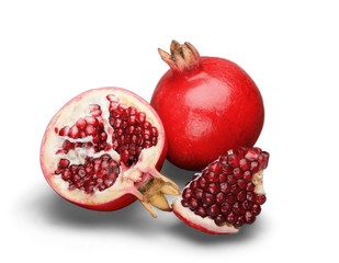 One and a Half Pomegranate with Seeds