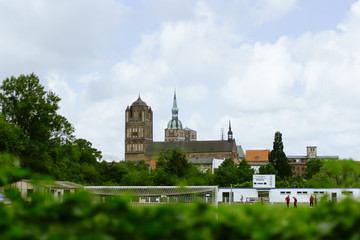 Obraz premium Old Cathedral in German city