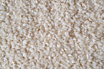 Uncooked Rice Texture. Raw food close up. fresh