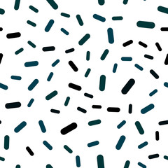 Dark BLUE vector seamless template with repeated sticks.