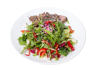 Grilled thai beef salad.