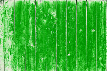 Green wood boards background texture                                                        