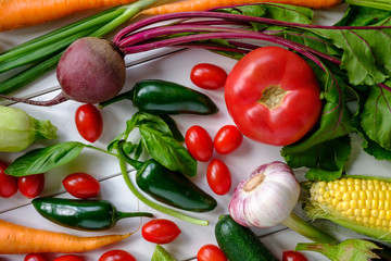Vegetables background