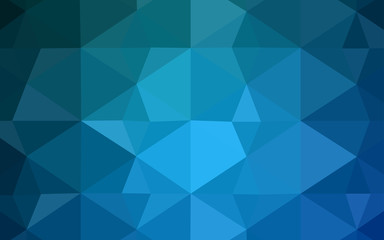 Light BLUE vector low poly cover.