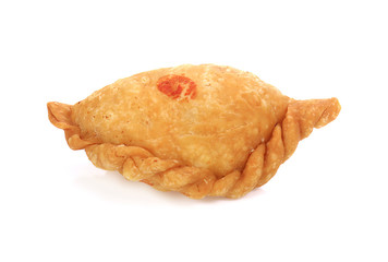 curry puff isotate on a white background.
