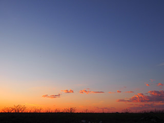 Fototapeta premium Beautiful sunset somewhere