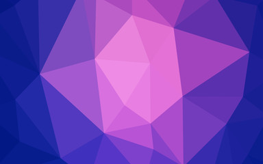Fototapeta premium Light Blue, Red vector shining triangular cover.