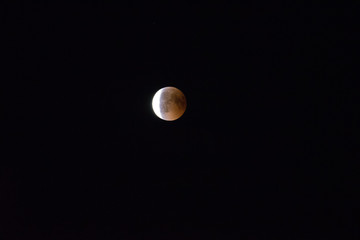 Totale Mondfinsternis / Blutmond über München - Juli 2018