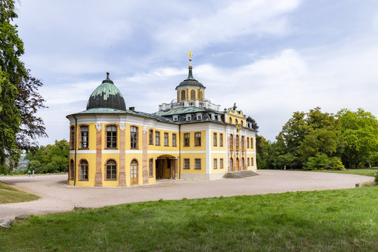 Baroque Belvedere castle built for house-parties in Weimar, Thuringia