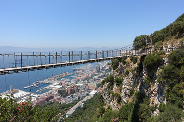 Gibraltar suspension bridge