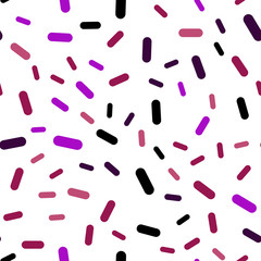 Light Pink, Red vector seamless cover with stright stripes.