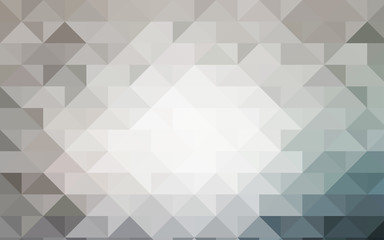 Light Gray vector polygon abstract template.