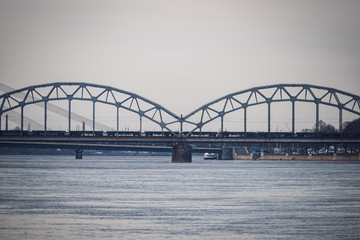 Riga city panorama in autumn