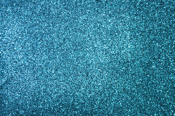 Blue glitter