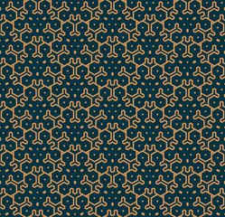 Vector seamless pattern. Modern stylish abstract texture. Repeating geometric tiles from striped elements