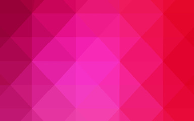 Light Pink vector abstract polygonal background.