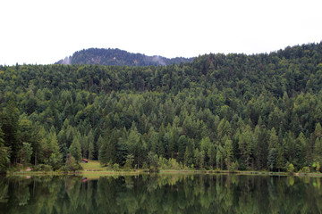 Lautersee lake, Mittenwald, Germany