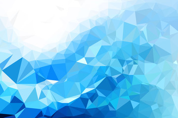 Obraz premium Triangulated colorful background illustration