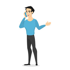 Man talking on the mobile phone