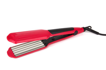 Hair straightener isolated