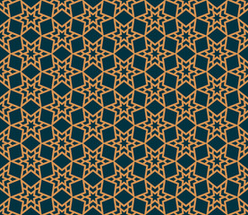 Vector seamless pattern. Modern stylish abstract texture. Repeating geometric tiles from striped elements