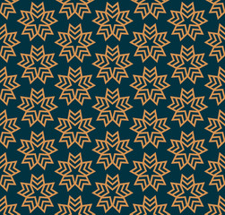 Fototapeta premium Vector seamless pattern. Modern stylish abstract texture. Repeating geometric tiles from striped elements
