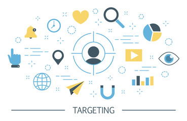 Targeting concept illustration