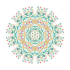 Mandala, Vector Mandala, floral mandala, flower mandala, oriental mandala, coloring mandala. Oriental pattern, vector illustration. Islam, Arabic, Indian, turkish, pakistan, chinese, ottoman motifs