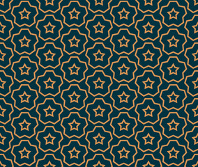 Vector seamless pattern. Modern stylish abstract texture. Repeating geometric tiles from striped elements