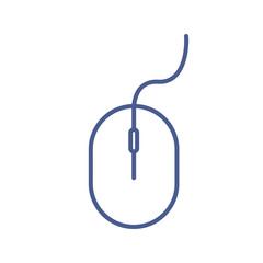 Mouse line icon. Computer mouse line icon.