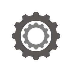 Cogwheel and development icon. Gear vector icon.