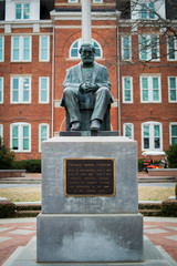 Obraz premium Statue of Thomas Green in Clemson, South Carolina