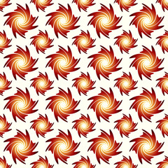 Abstract fire seamless pattern