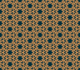 Vector seamless pattern. Modern stylish abstract texture. Repeating geometric tiles from striped elements