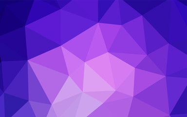 Obraz premium Light Purple, Pink vector triangle mosaic template.