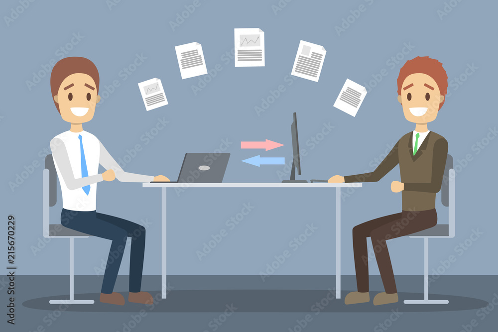 Poster file transfer between laptop computers