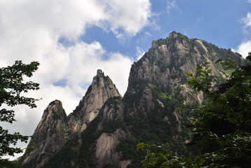 The Yellow Mountain in China