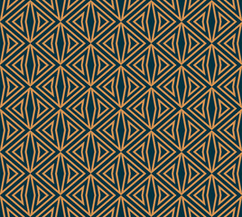 Vector seamless pattern. Modern stylish abstract texture. Repeating geometric tiles from striped elements