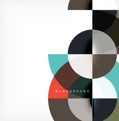 Obraz premium Modern circle abstract background