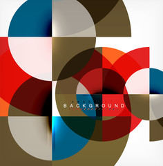 Obraz premium Modern circle abstract background