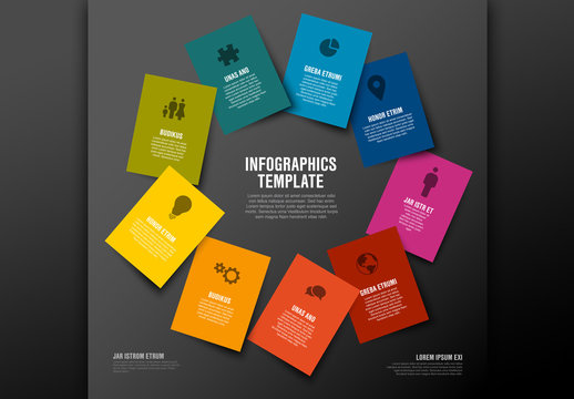 Colorful Rectangles Infographic Layout